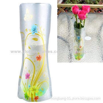 PVC collapsible vase